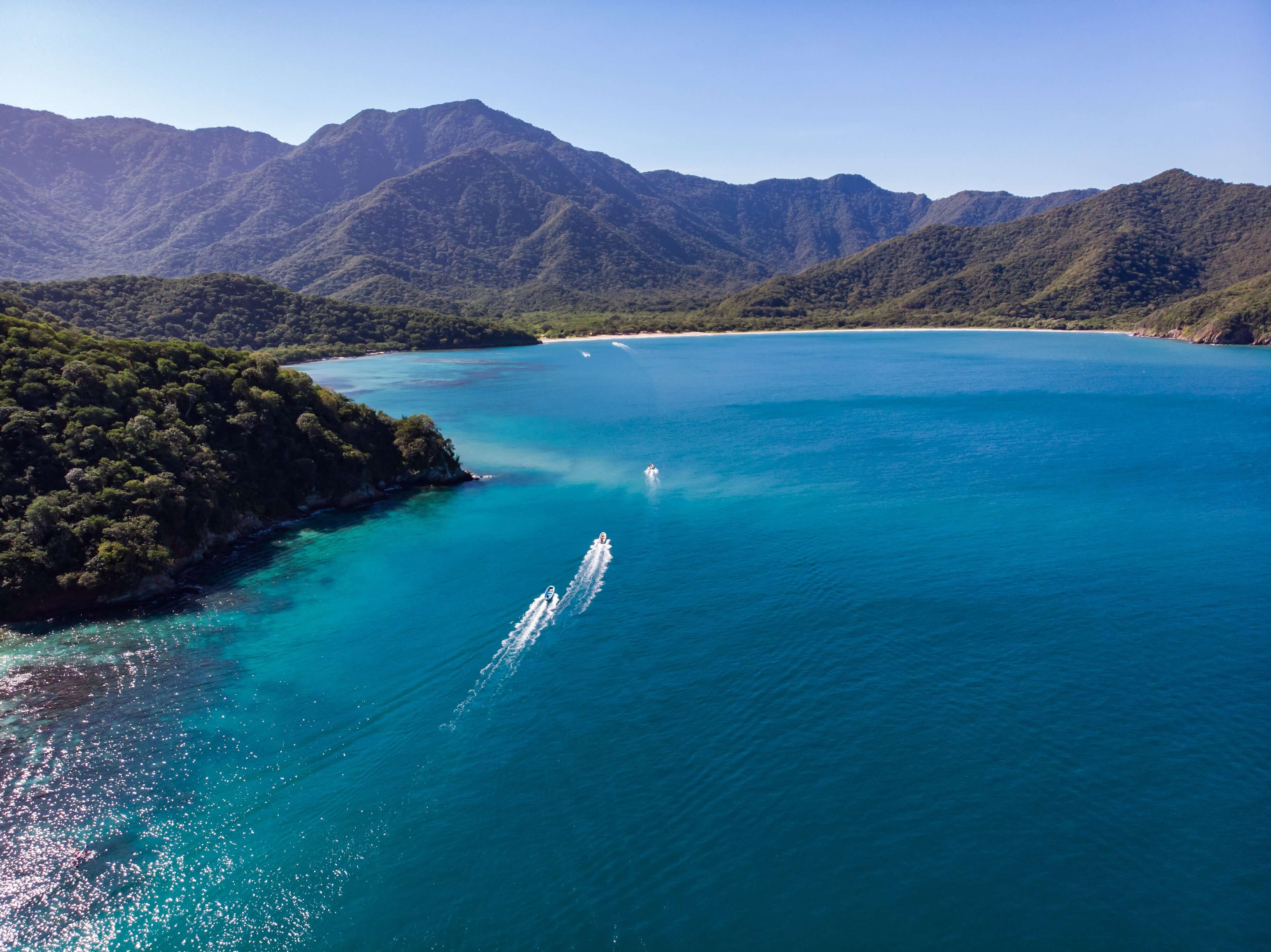 Paisaje del Parque Nacional Tayrona